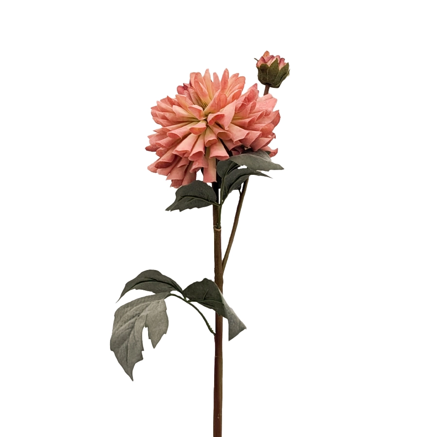 Kunstbloem Dahlia 61 cm - Roze