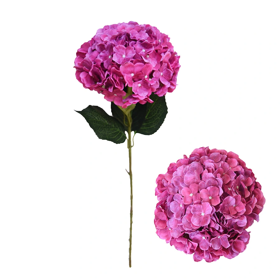 Kunstbloem Hortensia 92 cm - Roze