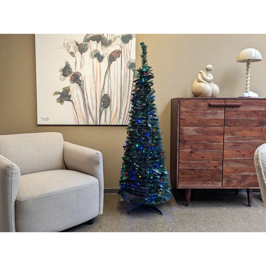 Kunstkerstboom Greentree met LED - 120 cm - afbeelding 2