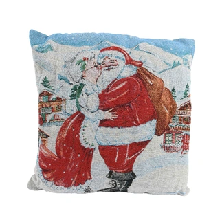 Kerstkussen Mr. Santa & Mrs. Santa - 43x43 cm | De Boet