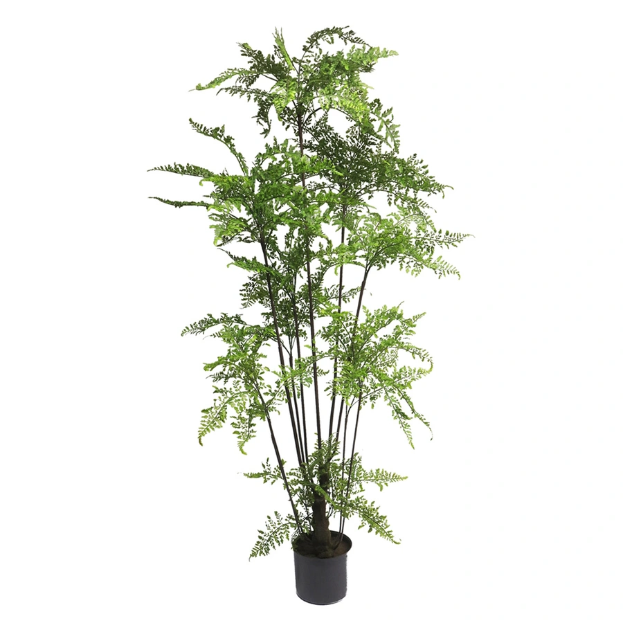 Kunstplant Leather Fern Tree in Pot Green - 150 cm