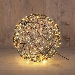 LED Bal Metaal Duo Flash - Ø25 cm