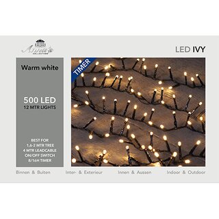 LED Kerstboomverlichting Ivy 12 m - Warm Wit