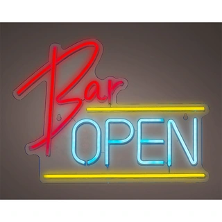 Neon LED Bar Open | Tuincentrum De Boet