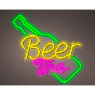 Neon LED Beer time | Tuincentrum De Boet