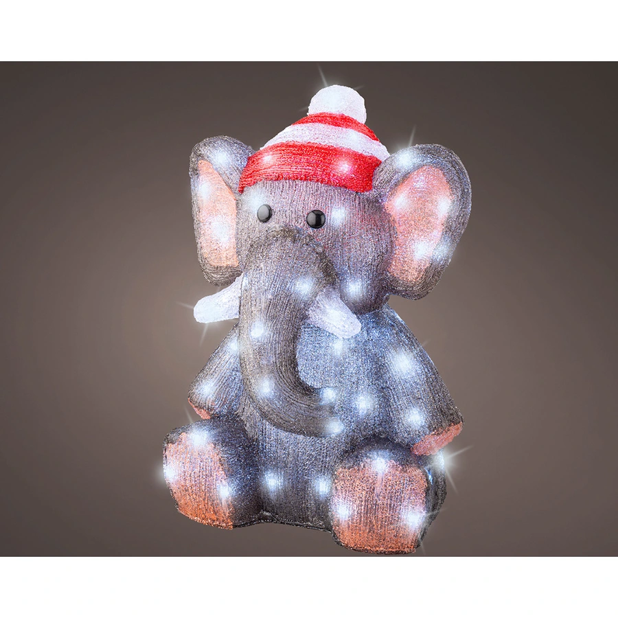 LED Olifant Acryl - 46 cm - afbeelding 2