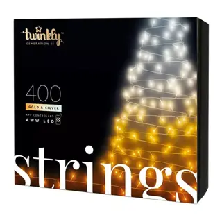 Twinkly Kerstboomverlichting App Wit 400 LED - 32 m - afbeelding 1