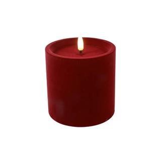 LED Stompkaars Velvet S d.Rood - Ø10x10 cm| De Boet