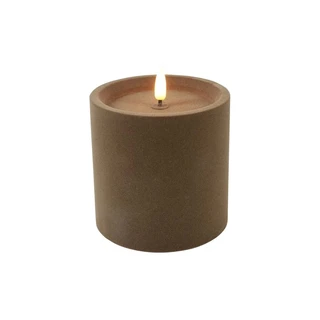 LED Stompkaars Velvet Lyon S Taupe - Ø10x10 cm| De Boet