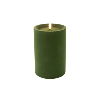 LED Stompkaars Velvet M l.Groen - Ø10x15 cm| De Boet
