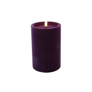 LED Stompkaars Velvet Lyon M Paars - Ø10x15 cm| De Boet