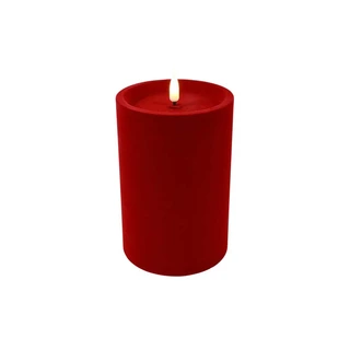 LED Stompkaars Velvet Lyon M Rood - Ø10x15 cm| De Boet