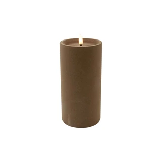 LED Stompkaars Velvet Lyon L Taupe - Ø10x20 cm| De Boet