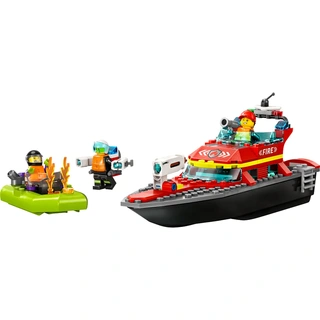 LEGO CITY 60373 Reddingsboot Brand - afbeelding 1