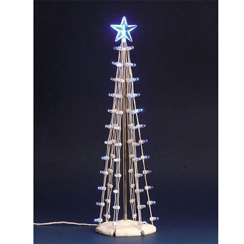 Lemax Lighted Silhouette Tree Blue L