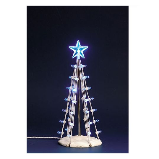 Lemax Lighted Silhouette Tree Blue M