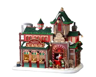 Lemax Santa's Reindeer Stables