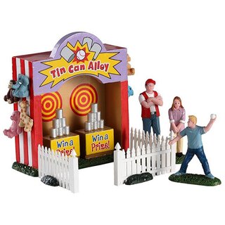 Lemax Tin Can Alley, Set Of 7