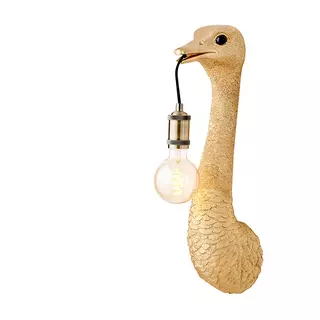 Light & Living Wandlamp Ostrich 18x15,5x57,5 cm - Goud - afbeelding 2