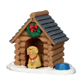 Lemax Log Cabin Dog House