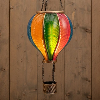 Verlichte Luchtballon Multi - Ø20x62 cm
