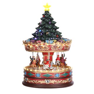 Luville Carousel with Christmas tree on top