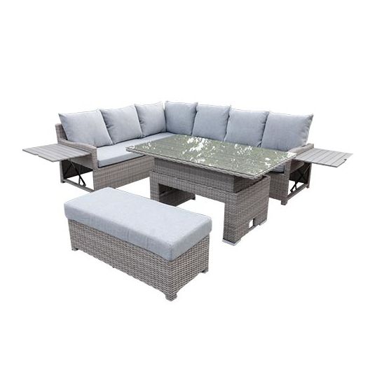 Lounge Dining Set Verstelbare Tafel