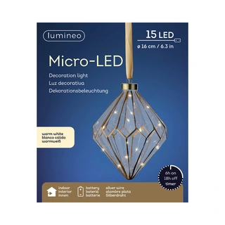 Micro LED Diamant Helder - Ø16x20 cm - afbeelding 2