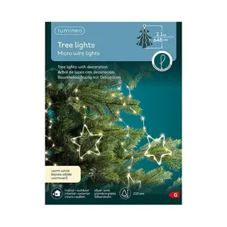 Micro LED Kerstboomverlichting - Ster - afbeelding 2