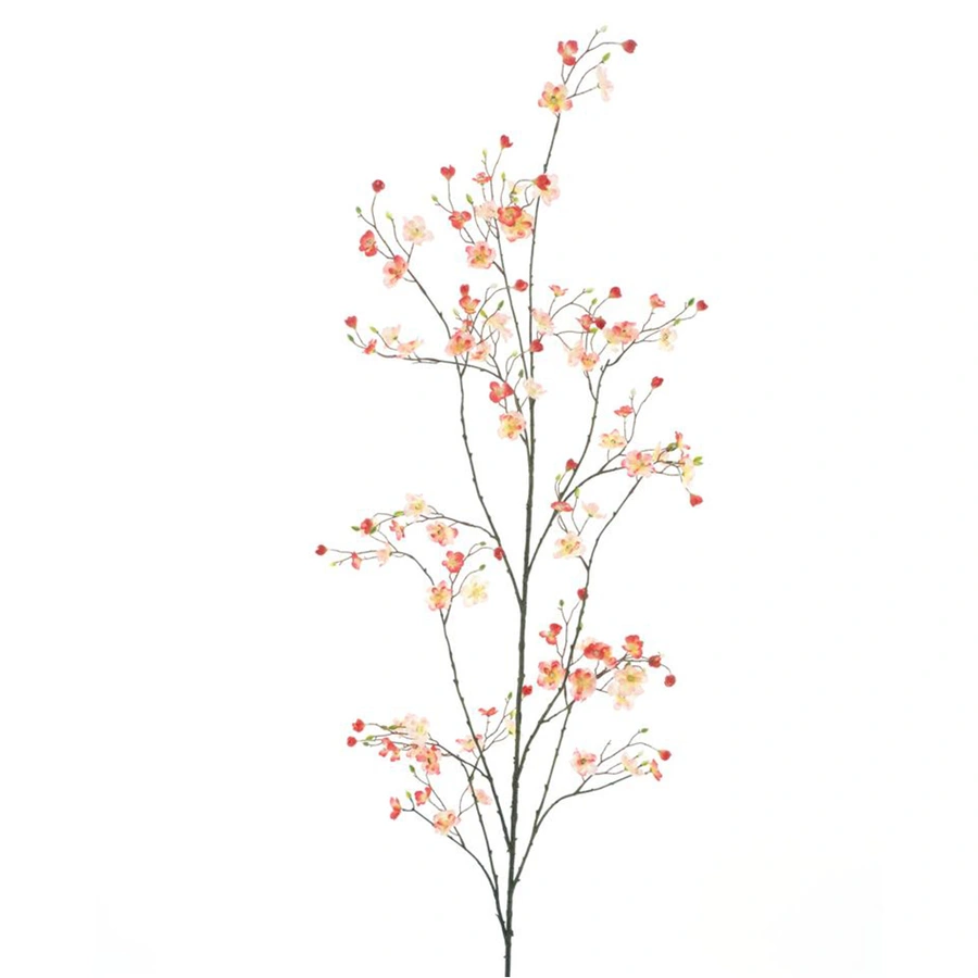 Kunsttak Mini Daisy Branch Peach/Red - 172 cm