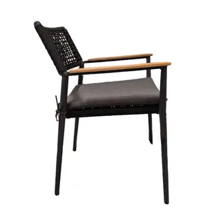 Your Own Living Moleto Dining Tuinstoel - Black - afbeelding 2