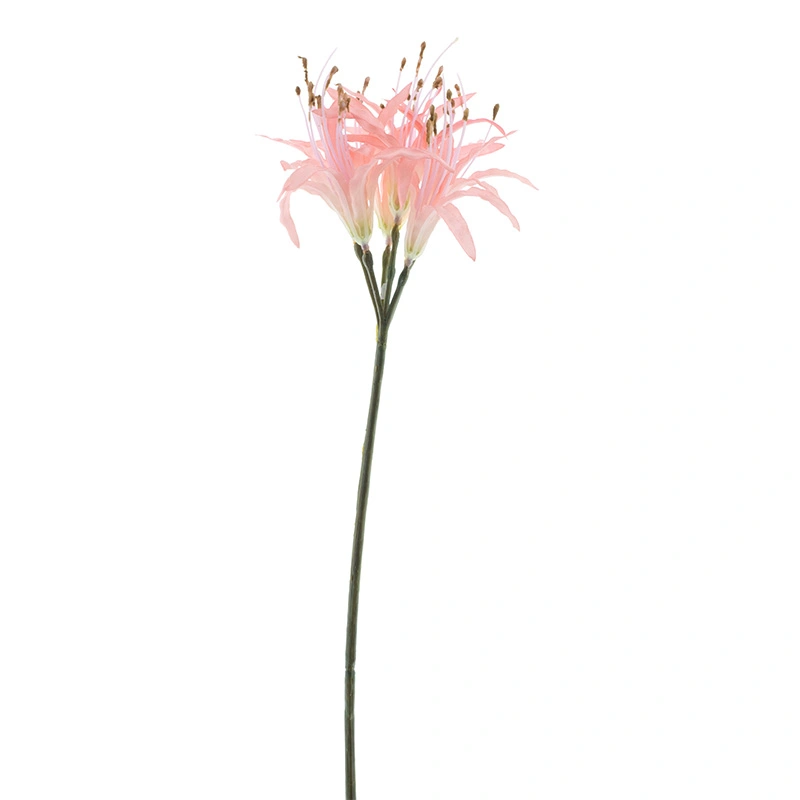 Kunstbloem Nerine spray pink 91cm