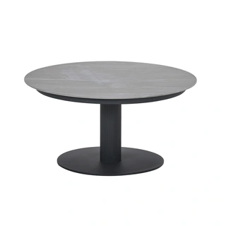 Garden Impressions Nice Salontafel Black/Sand - Ø80 cm