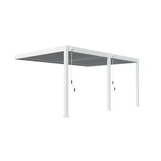 Orion Deluxe Muurbevestiging 360x530 cm - Wit | De Boet