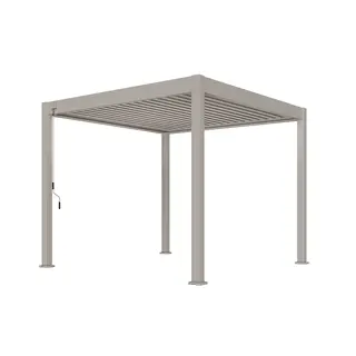 Orion Deluxe Overkapping 300x300 cm - Kiezelgrijs | De Boet