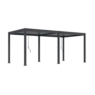Orion Deluxe Overkapping 360x720 cm - Antraciet | De Boet
