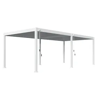 Orion Deluxe Overkapping 360x720 cm - Wit | De Boet