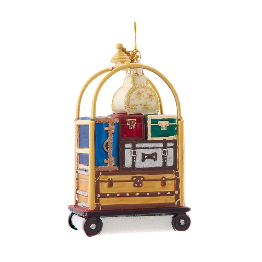 Kurt S. Adler Ornament Bagage Kar - 12 cm