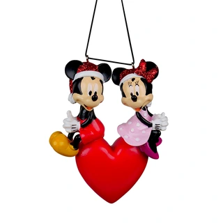 Disney Kerst Hanger 3D Mickey & Minnie Verliefd