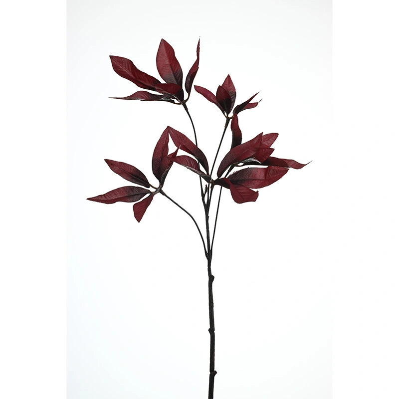 Kunstbloem Pachira Burgundy - 82 cm