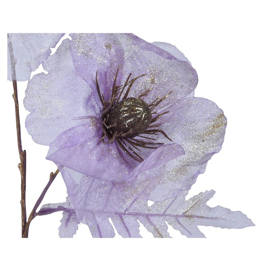 Kersttak Papaver Lila - 76 cm - afbeelding 2