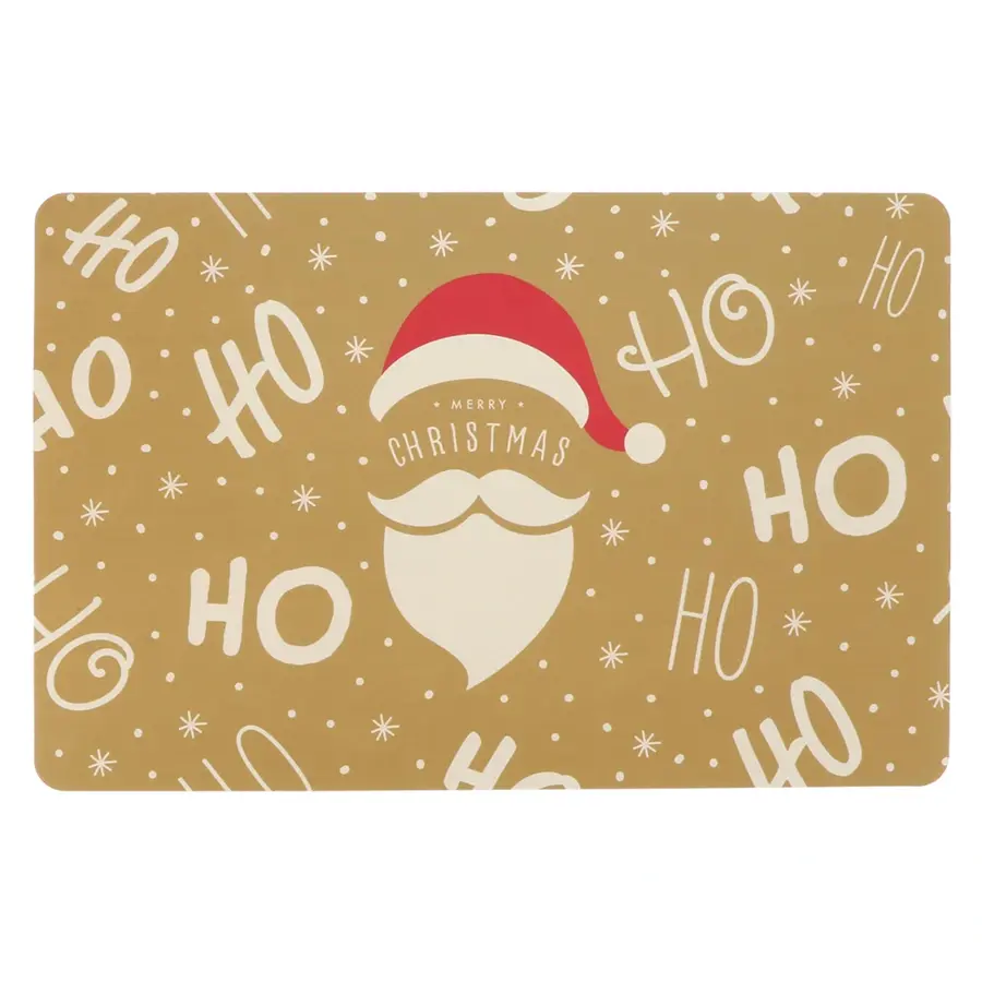 Unique Living  Placemat Hohoho 30x45cm gold