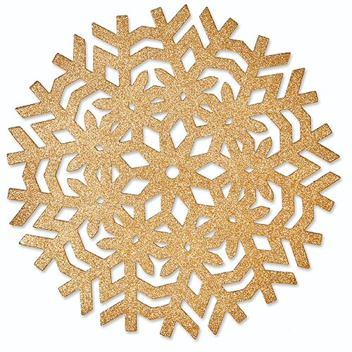 Placemat Ice Ø38 cm - Goud