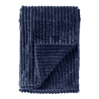 Dutch Decor Plaid Marthy 140x180 cm - Insignia Blue | De Boet