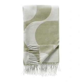 Dutch Decor Plaid Swirl 140x180 cm - Sage Green | Tuincentrum De Boet