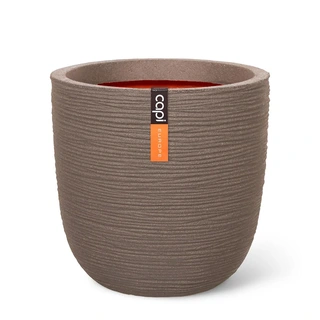 Capi Bloempot Bol Rib Ø54x52 cm - Taupe | De Boet