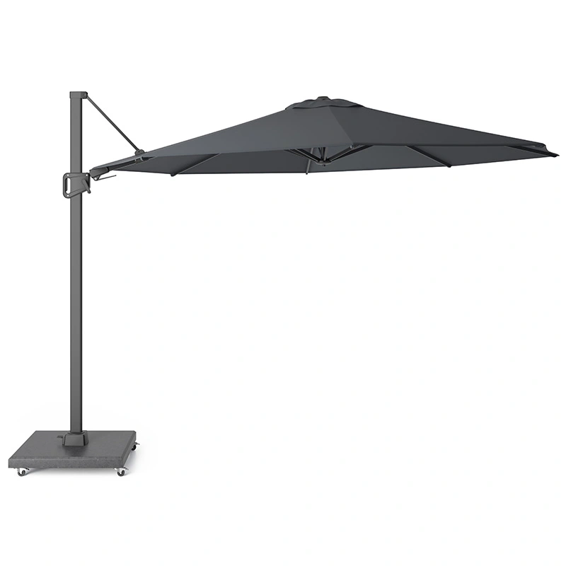 Halifax Zweefparasol Ø350 cm - Antraciet - afbeelding 1