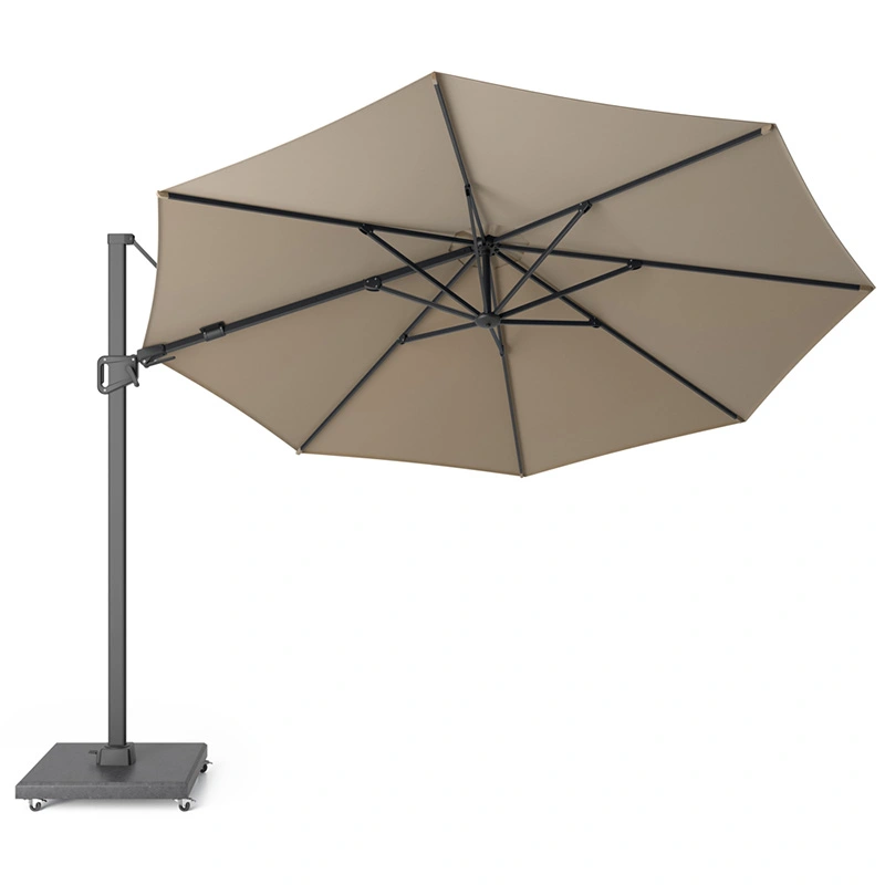 Halifax Zweefparasol Ø350 cm - Taupe - afbeelding 2