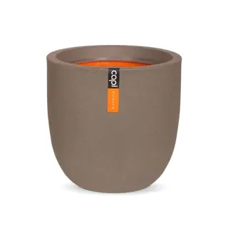 Capi Pot Bol Smooth Ø35x34 cm - Warm Taupe | De Boet