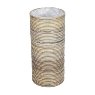 Pot Round Stripe Grey - Ø20x41 cm